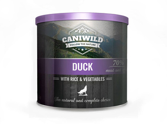 Caniwild Duck with Rice and Vegetables – puszka z zamykanym wieczkiem – 850g