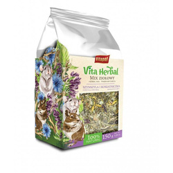 Mix ziołowy dla szynszyli i koszatniczki Vita Herbal 4x150g