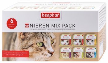 Zestaw tacek dla kotów z niewydolnością nerek Nieren Diet Mixed Pack 6x100g