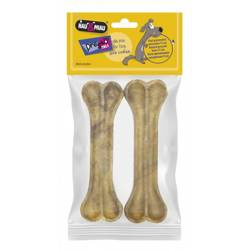 Kość prasowana naturalna ze skóry wołowej 15cm 2 sztuki