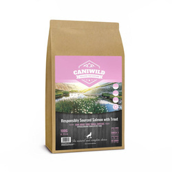 Caniwild Responsibly Sourced™ Salmon with Trout Adult Small 100g, hipoalergiczna z łososiem i pstrągiem jakości Human-Grade