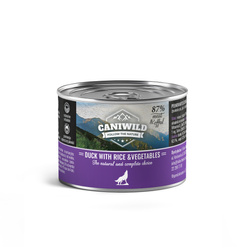 Caniwild Duck with Rice and Vegetables – puszka z kaczką, ryżem i warzywami – 200g