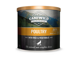 Caniwild Poultry with Rice and Vegetables – puszka z zamykanym wieczkiem – 850g