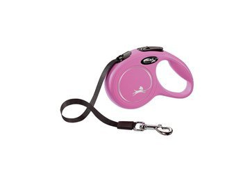 Flexi Smycz New Classic Taśma XS 3m różowa