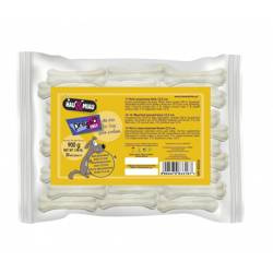 Kość prasowana biała ze skóry wołowej 12,5cm 20 sztuk