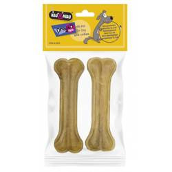 Kość prasowana naturalna ze skóry wołowej 12,5cm 2 sztuki