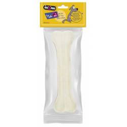 Kość prasowana biała ze skóry wołowej 16,5cm opakowanie 1 sztuka