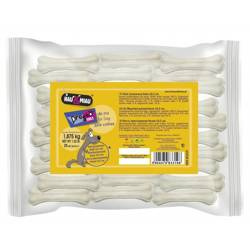 Kość prasowana biała ze skóry wołowej 16,5cm opakowanie 25 sztuk