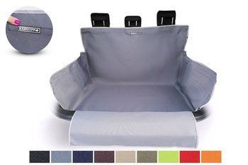 Mata do bagażnika auta z zabezpieczeniem zderzaka Kardibag Protect Plus M popielata