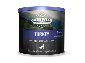 Caniwild Turkey with Vegetables – puszka z zamykanym wieczkiem - 850g