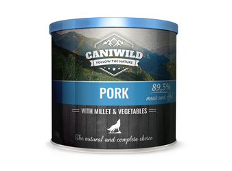 Caniwild Pork with Millet and Vegetables – puszka z zamykanym wieczkiem - 850g