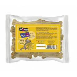 Kość prasowana naturalna ze skóry wołowej 7,5cm 50 sztuk