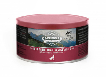 Caniwild Deer with Potato and Vegetables – puszka z zamykanym wieczkiem – 410g