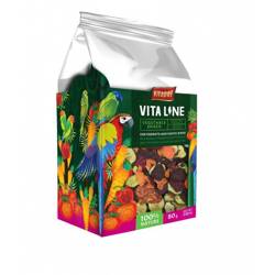 Suszone warzywa dla ptaków Vitaline dla papug i ptaków egzotycznych 4x80g